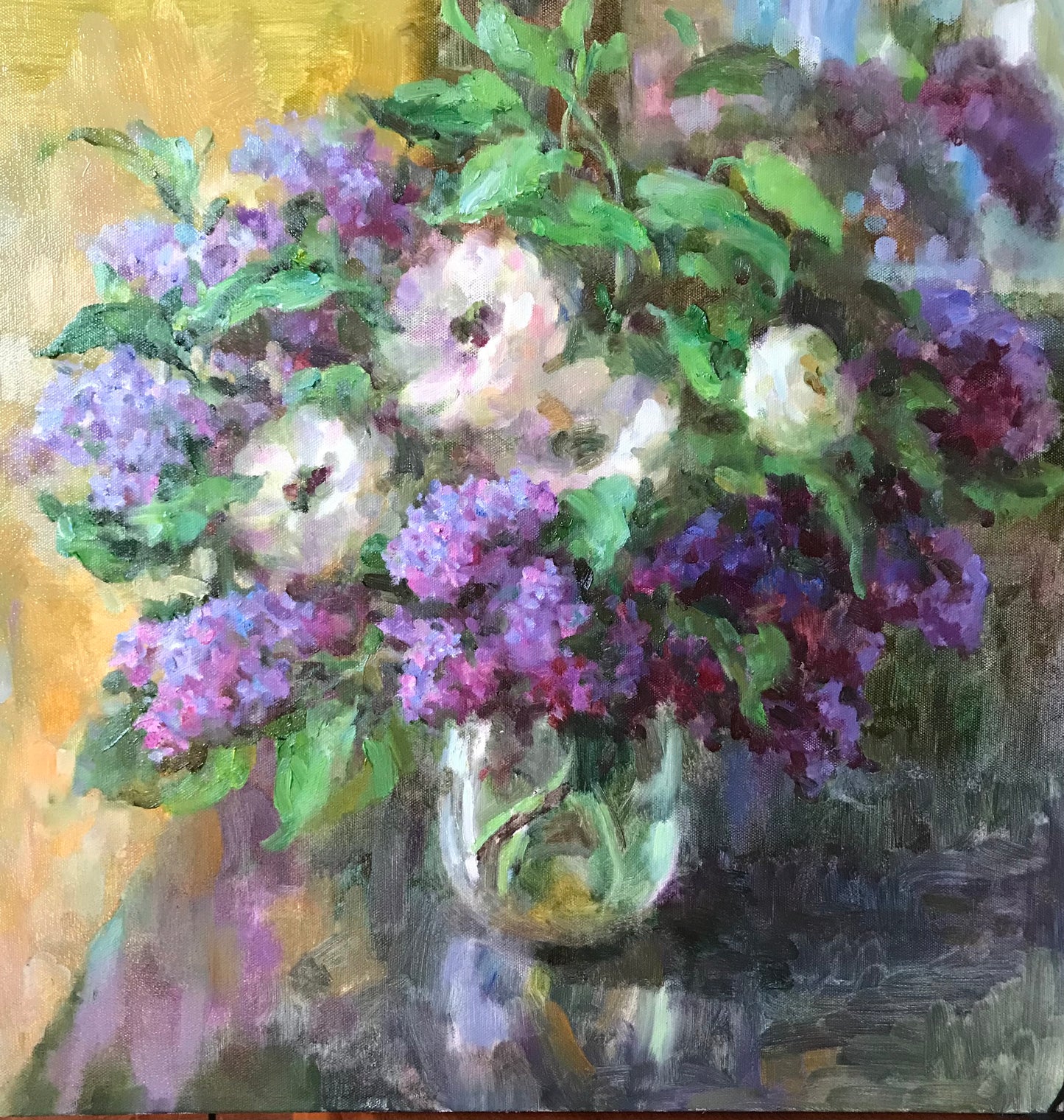 Lilac and ranunculus